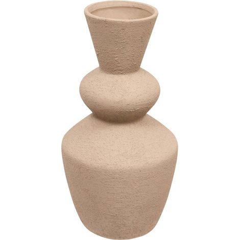 Ezia Jarrón Totem H34cm marrón - Atmosphera créateur d'intérieur