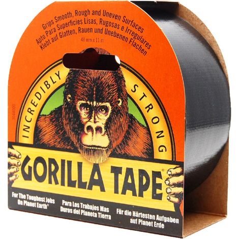 Gorilla Sports Gorilla Tape cinta adhesiva negra 48 mm 32 m