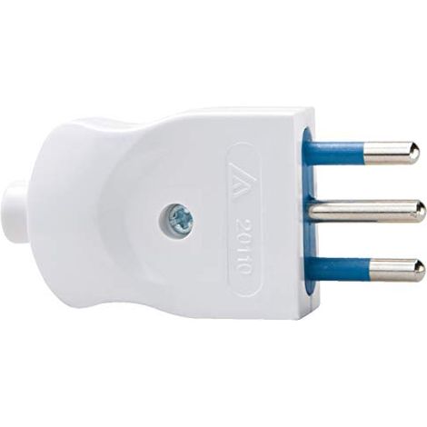 Spina 10a 2p+t 250v bianco (1/3)