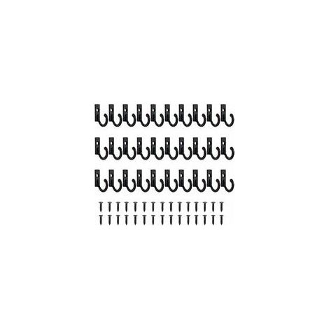 Lot de 30 Petits Crochets Vintage Support Mural pour Porte-clés à Crochets Suspendue Crochets Bijoux Crochets À Clé Pour Vêtements Crochet Patère Avec Vis Patère Porte Manteau pour Mural Salle de Bain (1/5)