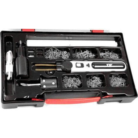 Portable Plastic Welding Machine, Panel Crack Repair Kit, Hot Stapler, Thermal Cutter, Plastic Hole Repair Tool Set with Light, by dyk.Try (1/4)