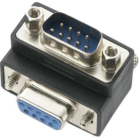 Adaptateur série Renkforce [1x SUB-D mâle 9 pôles - 1x SUB-D femelle 9 pôles] vissable (1/3)