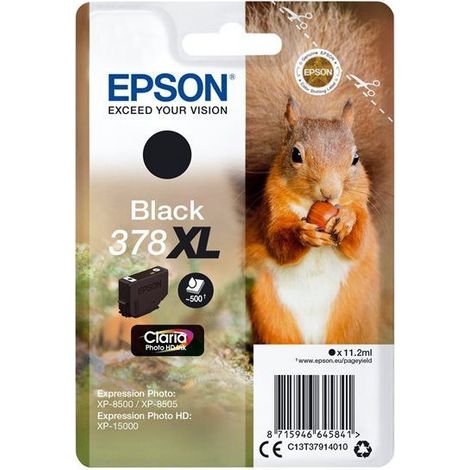 Epson Squirrel C13T37914010 cartuccia d'inchiostro 1 pz Originale Resa elevata (XL) Nero