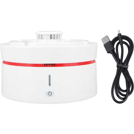 Cendrier Purificateur d'Air Portable, Élimine Odeurs et PM2.5, Rechargeable USB 4000mAh, Sans Fumée pour Bureau Maison Voiture, Blanc (1/5)