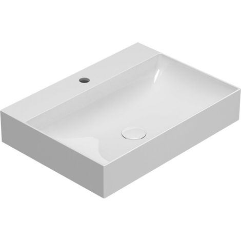 Lavabo in ceramica 65x47 cm Globo T-EDGE B6R66BI Bianco - Ceramica (1/3)