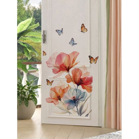 Stickers muraux pour la décoration intérieure : papier peint en PVC imperméable, résistant à l'huile, autocollant et amovible. (1/5)