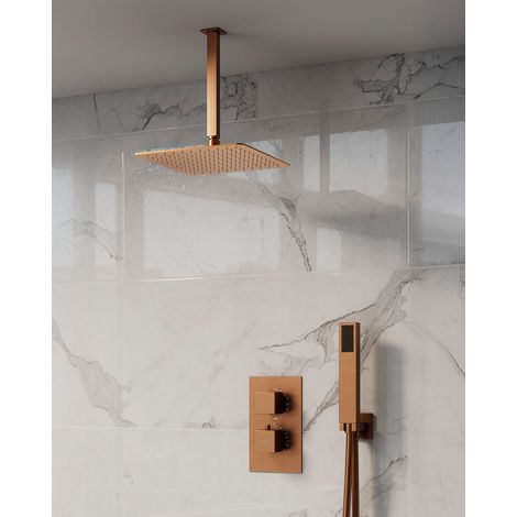 Robinet série Orion pour ensemble de douche encastré thermostatique pommeau plafonnier undefined (1/5)