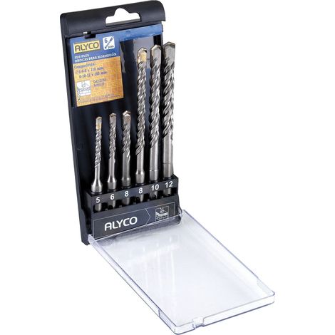 SET 6 FORETS SDS-PLUS BÉTON AVEC PLASTIQUE