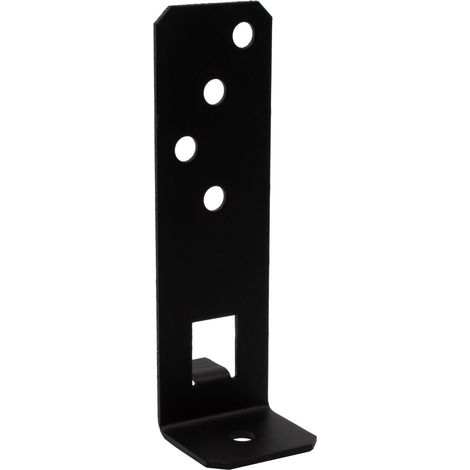 Pied de poteau REGLABLE SIMPSON Strong Tie 200X55 RAL9005 noir foncé-5 pièces (1/5)