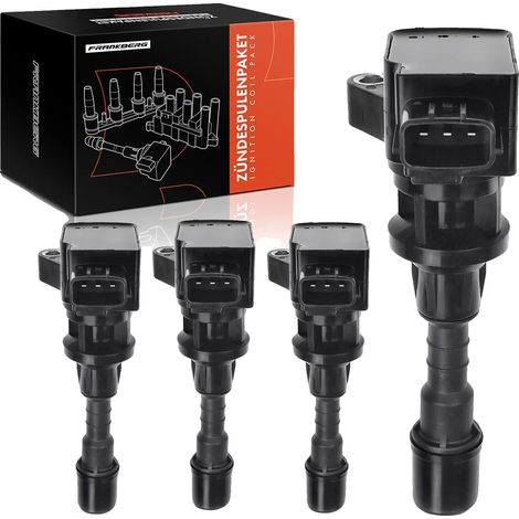 Módulo de encendido, 4 bobinas de encendido, 13,5 V, compatible con MAZDA 5 CR19 CW 6 GG GH GY MX-5 III NC, Número de contactos del conector: 3, metal de alta calidad (1/5)