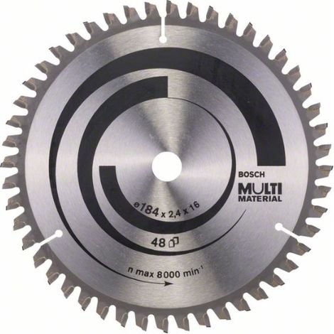 Lama circolare multi-materiale PRO, 184 x 2,4 x 16 mm