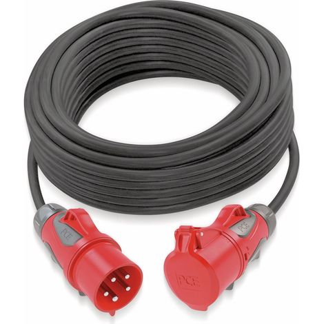 Rallonge PCE CEE 16A, 5x2,5mm², 25m
