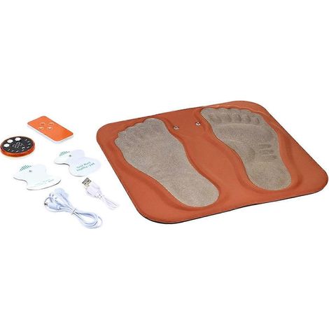 Intelligente 3D-Fußmassagematte mit Fernbedienung – Verbessert die Durchblutung und entspannt die Muskulatur – 29 einstellbare Intensitätsstufen (1/5)