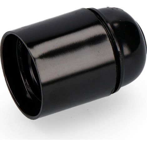 Portalampada EDM in bachelite rinforzata E27 Nero 22285 (1/2)