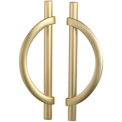6 Stück Küchenschrankgriffe Gold 96mm Zinklegierung Möbelgriffe mit Schrauben, für Schreibtische, Schubladen, Schränke, Kleiderschränke (1/4)