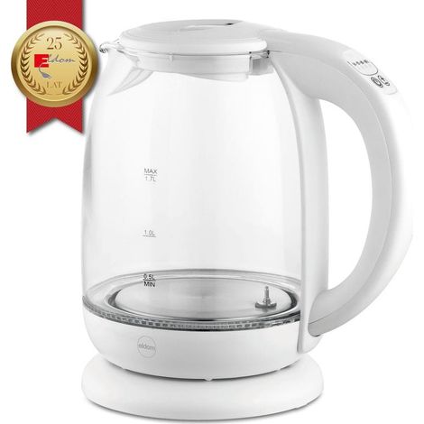 Bouilloire électrique ELDOM C510B Lumi 1,7 L 2200 W Blanche (1/5)