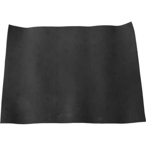 Semelle antidérapante résistante à l'usure pour chaussures homme femme, patin en cuir de vache, 38,7 cm x 53,5 cm x 2 mm (Noir) (1/5)