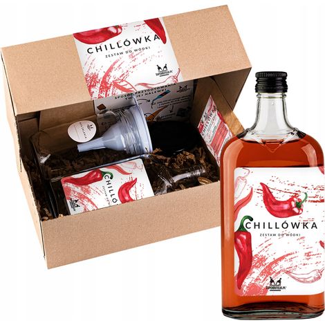 KIT DE REGALO PARA PREPARAR CHILLÓWKA, LICOR DE VODKA, COMO REGALO
