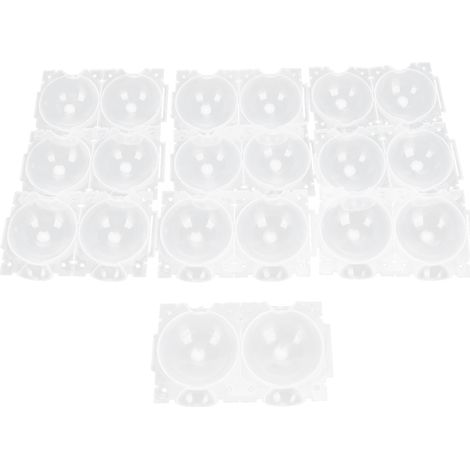 Boîte de Propagation Haute Pression pour Boutures, 10 Pièces Transparentes, Dispositif de Racines Réutilisable pour Greffage de Plantes (1/5)