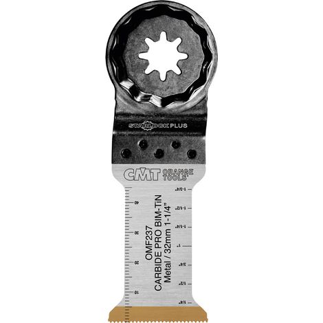 OMF237-X1 LAME POUR MeTAL POUR ACIER INOXYDABLE / CUIVRE E-CUT PRO HW-TIN 32X60MM SLP (1/2)