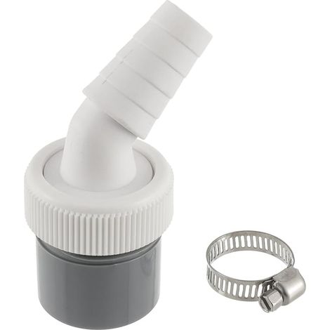 Adattatore per scarico lavatrice, connettore per lavatrice, tubo di scarico lavastoviglie con uscita da 40 mm e ingresso da 18 a 24 mm