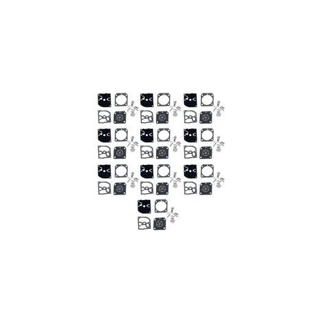 Kit de Réparation Carburateur 10 Pièces Joint Diaphragme RB-100 Compatible Stihl HS45 FS55 FS38 BG45 MM55