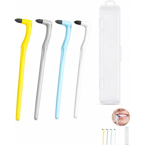 Kit Nettoyage Dentaire 4 Pièces avec Boîte, Détachant Taches Tenaces, Polisseur pour Soins Buccaux Quotidiens (1/5)