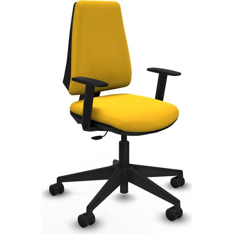 Piqueras y Crespo Elche CP Sedia da Ufficio Ergonomica Gialla (1/5)