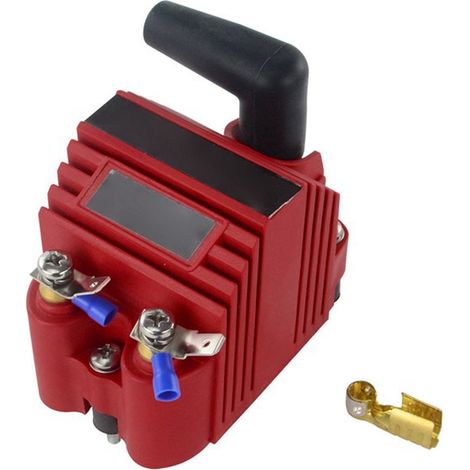 1 set. Color: Red. Material: Plastic and metal. General Motors E-Core 12V ignition coil.