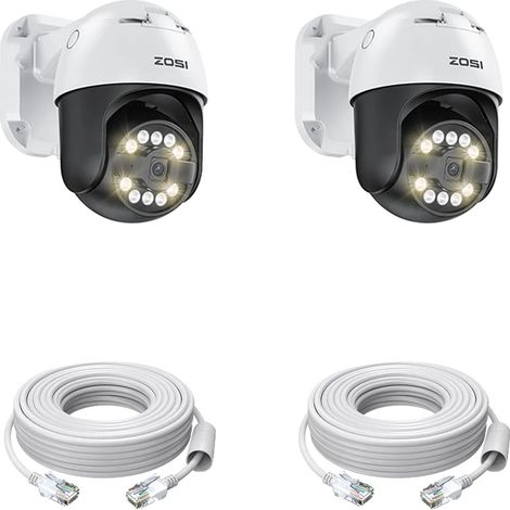 Caméra PTZ, 8MP Haute Définition, Vision Nocturne, 2PK 8MP Caméras (1/2)