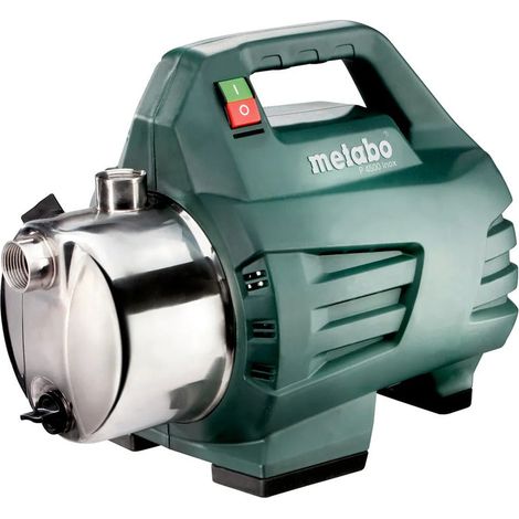 [GEBRAUCHT] B-Ware Metabo Gartenpumpe P 4500 Inox Wasserpumpe Edelstahl für Gartenbewässerung 500W