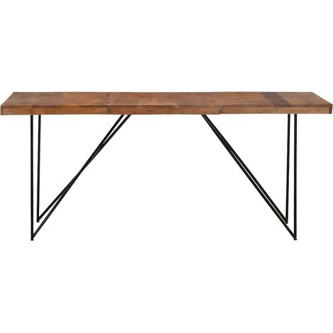 Maison Exclusive - Tavolo da Pranzo 180x90x76 cm in Legno Massello di Acacia (1/5)