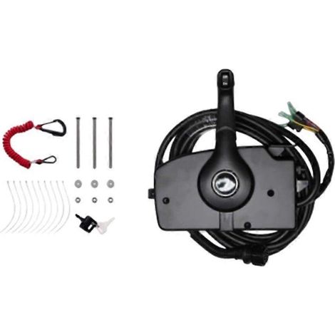 Boîtier de commande à distance 881170A13, montage latéral, trim électrique avec faisceau de câbles à 14 broches pour moteur hors-bord Mercury (1/5)