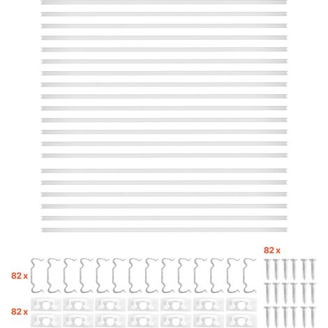Lot de 20 Profilés LED Aluminium en U, 2M, avec Cache laiteux, Embouts et Clips de Fixation, Installation Facile pour Éclairage Sous Meuble (1/5)