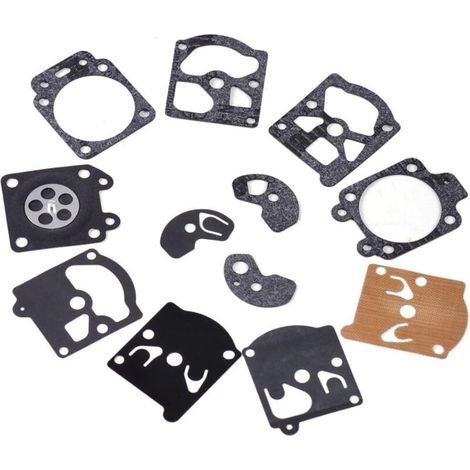 Lot de 2 kits de réparation carburateur – Joints membranes compatibles Walbro K10-WAT WA WT – Pour Stihl Husqvarna Poulan McCulloch Echo (1/3)