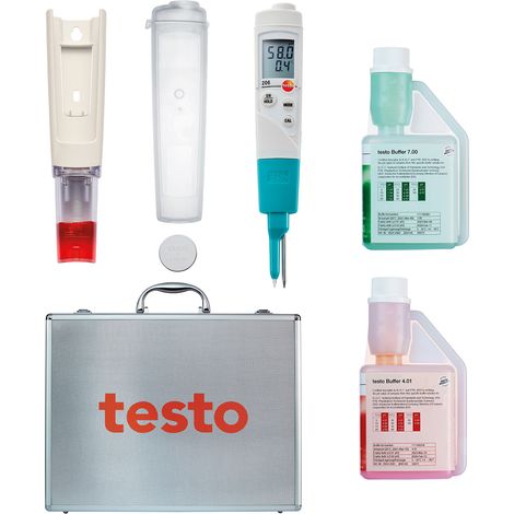 Testo Testeur de pH Compact avec sonde de température (1/5)