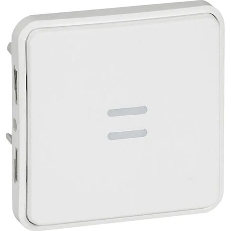 Legrand Plexo 070732 bouton poussoir blanc antimicrobien