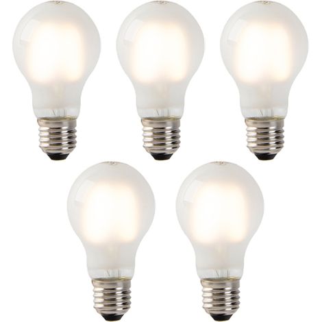 5er Set E27 LED Glühlampen Milchglas A60 2W 180 lm 2700K