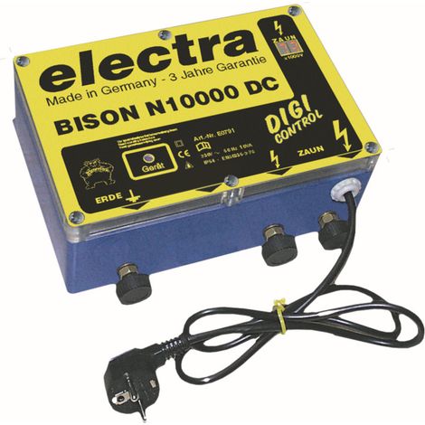 Electra Elektrozaungerät BISON N10000DC - Hochleistungsnetzgerät