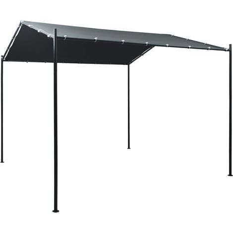 Cenador carpa de acero gris antracita 3x3 m vidaXL (1/5)