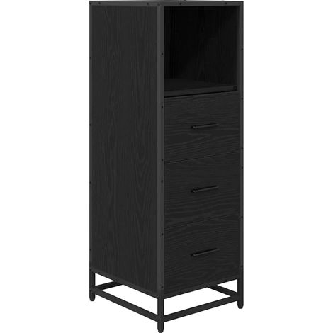Maison Exclusive - Badezimmermöbel-Set Schwarz Eichen-Optik 35 x