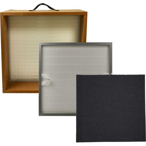 vhbw 1x Aktivkohlefilter, 1x HEPA-Filter, 1x Vorfilter kompatibel mit Teka Filtoo 978100, 978200 Absauganlage