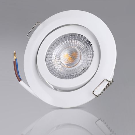 Led recessed ceiling lights 6 pack dimmable swivelling (1/5)