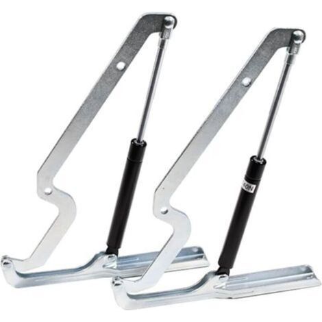 Lot de 2 charnières à piston à gaz pour Keter Store It Out Arc Max Ace Prem Elite – Résistantes aux intempéries – Installation rapide et facile