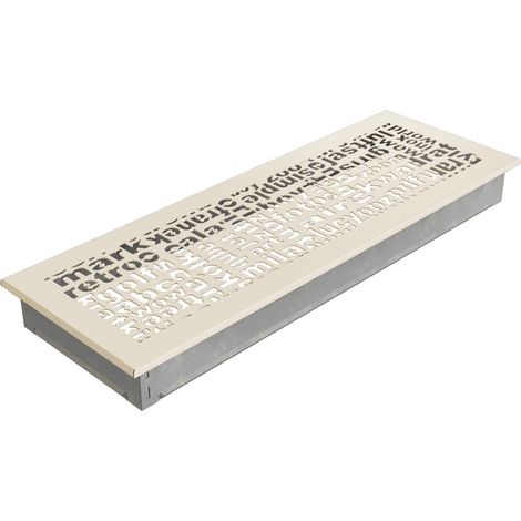 Lüftungsgitter ABC 17x49 Creme (1/3)