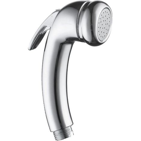 Pommeau de douche haute pression avec filetage chromé de 1/2 pouce et gâchette, pommeau de douche à main. (1/5)