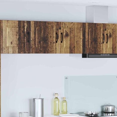 Küchenschrank mit Regal Altholz 80 x 31 x 40 cm Holzwerkstoff