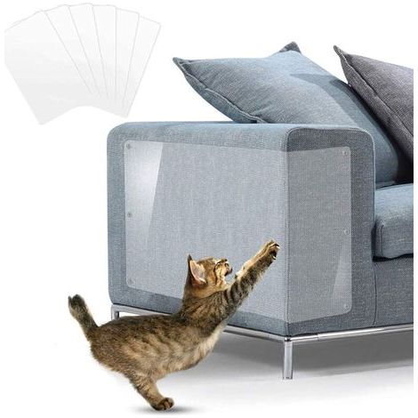 Protection de Meubles pour Chat Contre Les griffures, Protection Contre Les griffures, Protection de canapé pour canapé, Anti Griffe Chat, Table, Transparent, (1/4)