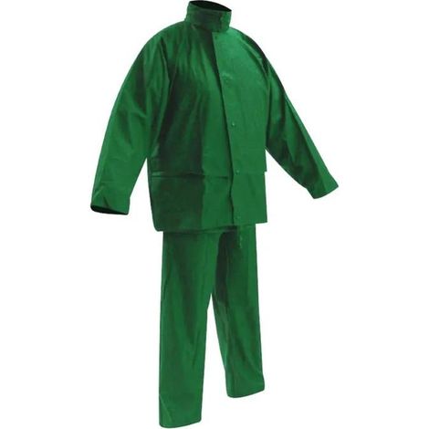 Select Set da pioggia verde taglia unica impermeabile PVC