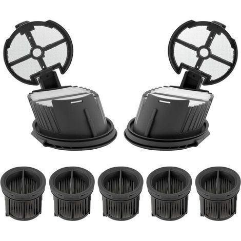 (7 pezzi) Filtri di ricambio compatibili con aspirapolvere senza fili H14PRO/H20 Ultra/H30 Ultra, kit di accessori per filtri, filtro per aspirapolvere verticale, filtro a cartuccia (1/5)